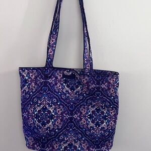 Vera Bradley Blue and Purple Patterned Tote
